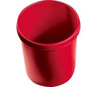 helit Grande corbeille à papier, 45 litres, PE, rouge