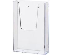helit H2350002 - the help wall porte-brochures mural 1 x 1/3 DIN A6, transparent, 1 pièce