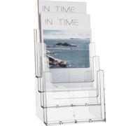 Helit H2352202 H2352202 Porte-brochures transparent DIN A5 vertical Nombre de compartiments 4 1 pc(s) (l x H x P) 165 x 257 x 175 mm