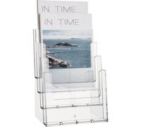 Helit H2352402 H2352402 Présentoir de prospectus transparent DIN A4 vertical Nombre de compartiments 4 N/A 1 pc(s) (l x H x P) 240 x 340 x 192 mm