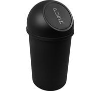 helit H2401195 - Poubelle à poussoir „the flip“ 13 L noir