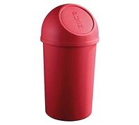 helit H2401325 - Poubelle à poussoir „the flip“ 45 L rouge