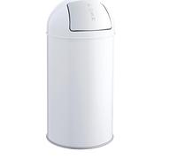 Helit H2401405 The dome Poubelle à plier Blanc 50 l