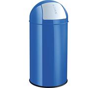 helit h2401734 Poubelle en métal 30 L Bleu