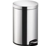 Poubelle acier inox pour salle de bain 12 litres