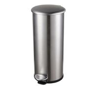 helit H2406700 - Poubelle the zinc 30 litres, poubelle en inox, poubelle à pédale, poubelle