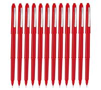 Helit H2512325 Fineliner The Penxacta Lot de 12 feutres à pointe fine 0,5 mm Rouge