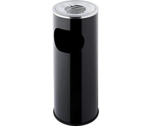 helit h2516095 - Cendrier en métal STAND avec cuve Noir