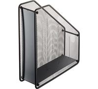 Helit H2518095 Porte-revues en maille, DIN A4, noir