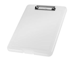 helit H2532010 - Planche à pince DIN A4 the clip, blanc translucide, Clipboard, planche à dessin