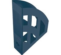Helit H2661034 - Porte-revues « The Green Bridge », DIN A4 / C4, en plastique recy ertifié Blauer Engel, bleu, 1 pièce.