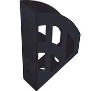 Helit Porte-revues The Green Bridge – A4/C4, plastique recyclé, Blauer Engel, anthracite/noir