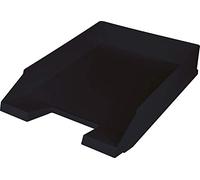 Helit H2661695 Corbeille à courrier « The green staff », DIN A4 / C4, en plastique recy ertifié ange bleu, noir, 1 pièce