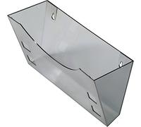 helit H6103008 Support mural « The Grid », gris transparent