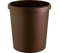 Helit h6106175 grand corbeille à papier de 30 l (marron)