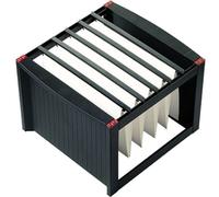 Helit Boîte pour dossiers suspendus H6110092 noir, rouge 1 pc(s)