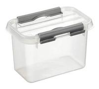 helit Sunware H6162202 Boîte de rangement « The Q Line », 0,8 l, avec couvercle, transparente, 1 pièce