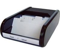 Helit H6218095 the personal Boîte à cartes de visite 300 cartes (l x H x P) 240 x 67 x 136 mm noir polyéthylène, polypropylène, polystyrène