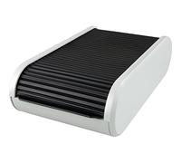 Helit Boîte pour cartes de visite Linear Noir/Gris clair 90x55