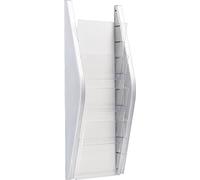 helit h6270200 mur écran Arche, 4 poches, DIN A5 Portrait - Argent