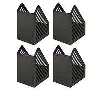 helit H6361095-4 - Porte-revues „the tower gate“ DIN A5 noir | 4 porte-documents pour dossiers, brochures et magazines