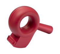 helit H6380025 - Dérouleur de ruban adhésif the bagel, rouge, dérouleur de ruban pour paquets, rouleau de colle, dérouleur manuel