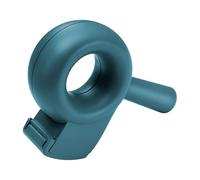 helit H6380034 - Dérouleur de ruban adhésif the bagel, bleu, dérouleur de ruban pour paquets, rouleau de colle, dérouleur manuel