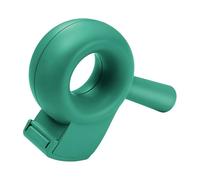 helit H6380052 - Dérouleur de ruban adhésif the bagel, vert, dérouleur de ruban pour paquets, rouleau de colle, dérouleur manuel