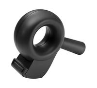 helit H6380095 - Dérouleur de ruban adhésif the bagel, noir, dérouleur de ruban pour paquets, rouleau de colle, dérouleur manuel