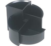 helit H6390695 Multi-cuves Linear 4 compartiments Polystyrène noir
