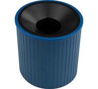 helit H6390834 - Distributeur de trombones „the clip line“ bleu | Distributeur de trombones avec aimant, 7,3 x 7,2 cm, trombones inclus