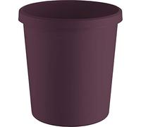 helit H6405825 - Corbeille à papier « the green german », 18 l, en plastique recyclé, certifié Blauer Engel, bordeaux, 1 pièce