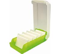 Helit Fichier mémo BeeBox A7 pour 800 cartes, partie inférieure limette G