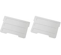 Helit H7204582 Support pivotant pour boîte à fiches Format paysage Format A5 Gris clair (Lot de 2)