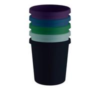 Helit Corbeille à papier Recycling K-Stoff 18 L Noir 331 mm