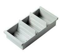 helit - Lot de 2 - planchette de subdiviision pour bac à fichier A6 à G