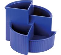 helit Multicartes Linear 4 compartiments polystyrène bleu