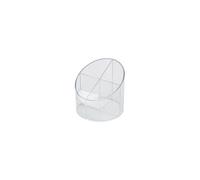 Helit Multipot Economy Transparent, 4 Compartiments, Bleu