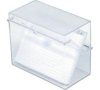 Helit Petit Boitier Pour Fichier A6 A L'italienne, Transpa-