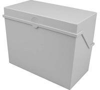 helit petite caisse de fichier format A6 à l'italienne, gris
