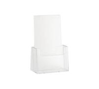 helit porte-brochure, 1/3 A4/C6, 2 compartiments, en acryl.
