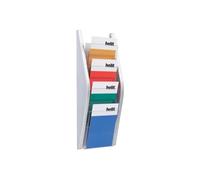 Helit Porte-brochure mural H6270295 Arche 4 poches DIN A5 noir