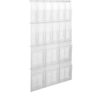 helit porte brochures Attire 6 x DIN A4 avec 12 x Transparent Format 1/3 DIN A4