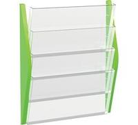 helit Porte-brochures mural 'the arc', A3 paysage, limette G