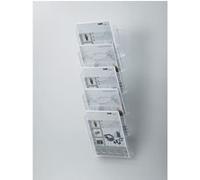 helit Porte-brochures mural 'the grid wall', transparent Transparent G
