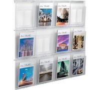helit H6811102 - Présentoir mural « the placativ » 12 x DIN A4, transparent