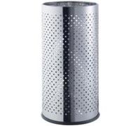 Helit porte parapluie en métal, décor avec perforations, G