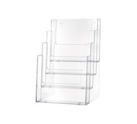 Helit H2352202 Porte-brochures transparent DIN A5 vertical Nombre de compartiments 4 1 pc(s) (l x H x P) 165 x 257 x 175 mm