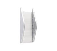 helit Porte-prospectus H540xl280xP80 mm DIN A4 portrait argent