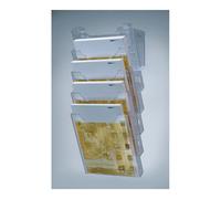 HELIT Porte-prospectus mural 5 compartiments DIN A4 ( 9000493300 )